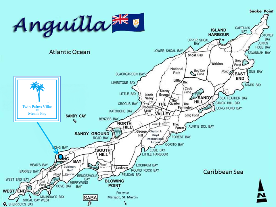 Anguilla Map 