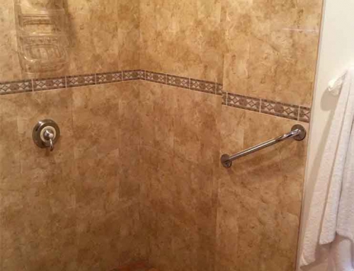 Beach Palm Guest Shower