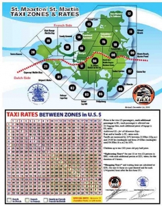 St Martin Taxi Rates