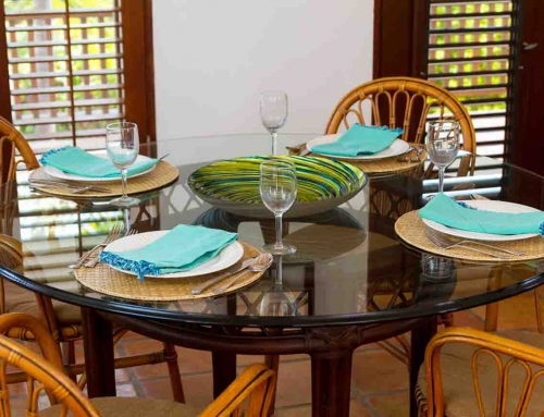 Beach Palm Villa Dining Room