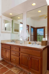 Coconut Palm Poolside Master Bathroom Vanity